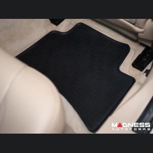 Alfa Romeo Giulia Floor Mat Set - All Weather Rubber Front/ Rear 4 Piece Set - Deluxe - Q4/ AWD Model